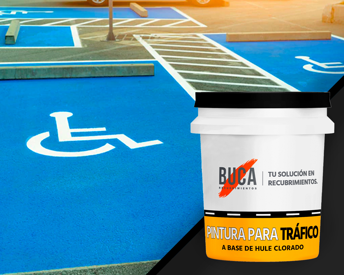 Pintura para Trafico a base de hule clorado Buca Recubrimientos