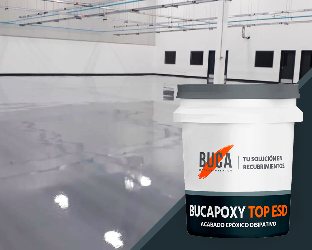 BUCAPOXY TOP ESD PISOS ANTIESTATICOS EPOXICOS BUCA RECUBRIMIENTOS MINI